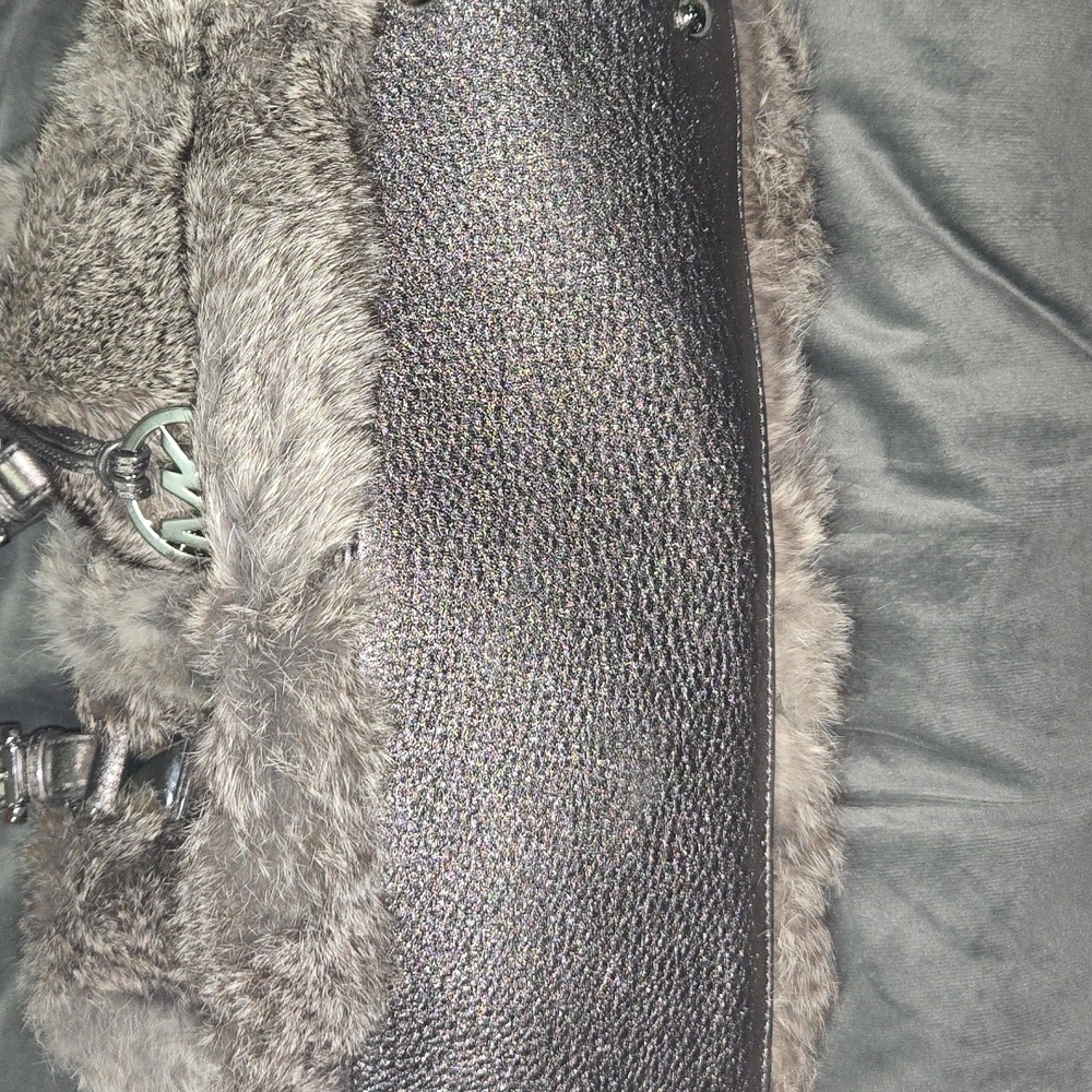 Michael Kors Rabbit Fur Cross Body - Picture 6 of 7